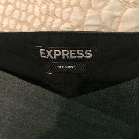 Express Charcoal Grey Columnist Pants size 00 - Picture 4 of 8